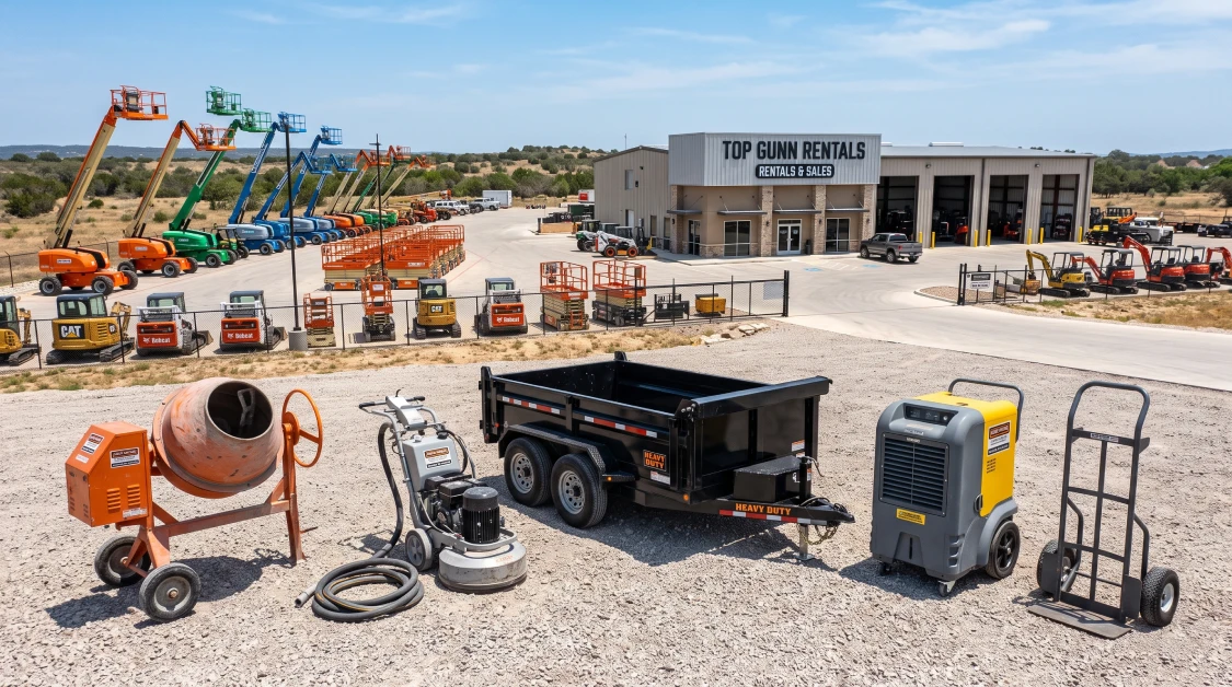 The Complete Guide to Specialty Equipment Rentals in Austin, TX: Boom Lifts, Concrete Tools, Dump Trailers & More