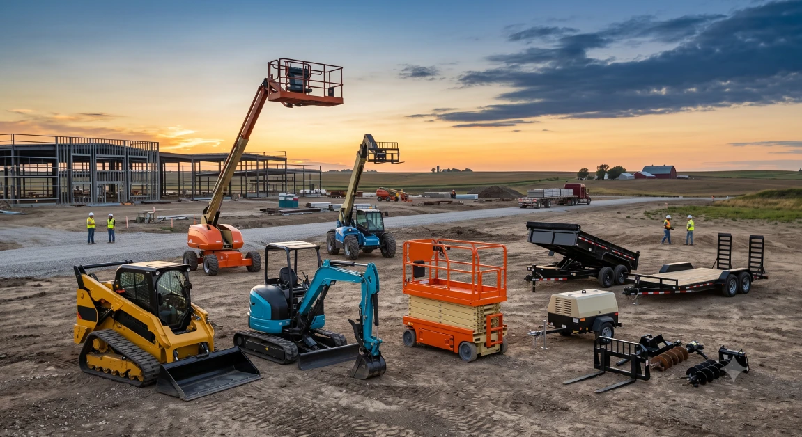 Find Equipment Rentals Near You: Skid Steers, Excavators, Boom Lifts, Trailers & More