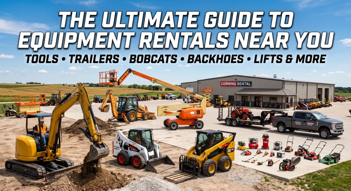 The Ultimate Guide to Equipment Rentals Near You: Tools, Trailers, Bobcats, Backhoes, Lifts & More