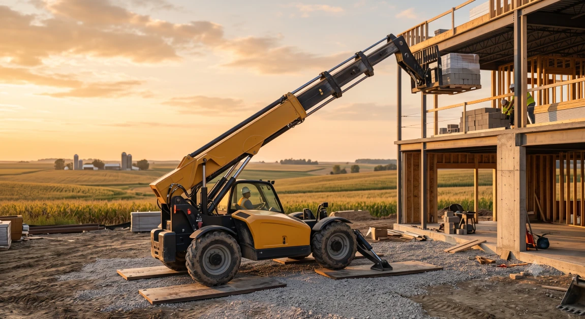 Telehandler Rental in Iowa: Choosing the Right Machine for Your Job