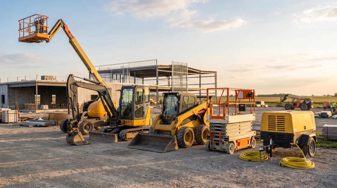 Equipment Rentals in Omaha, Council Bluffs & Glenwood: Lifts, Skid Steers, Excavators & Compressors