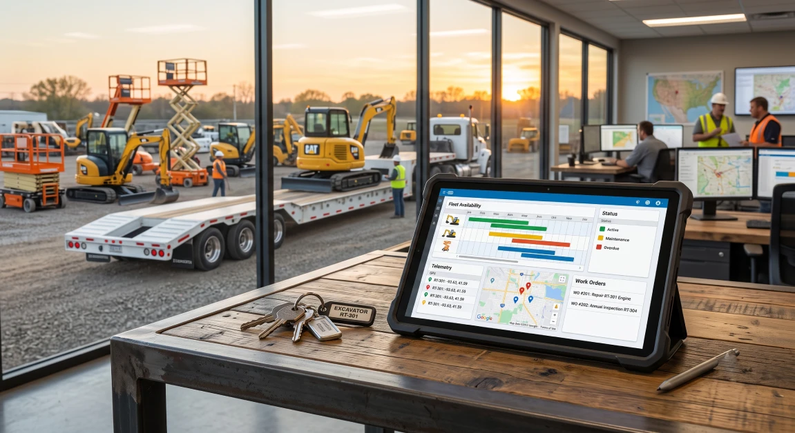 Real-Time Asset Management and Rental Software Guide: ERP, Tracking, and Fleet Operations