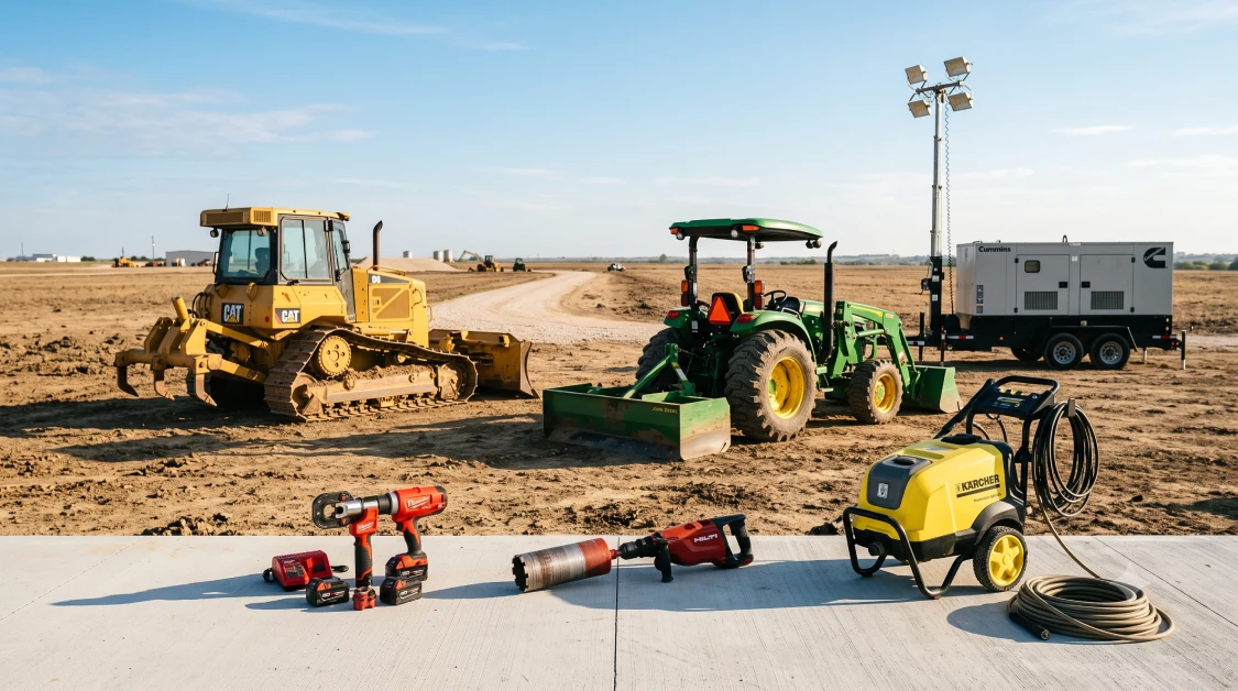 Texas Equipment & Tool Rental Guide: From Heavy Dozers to Trade Tools