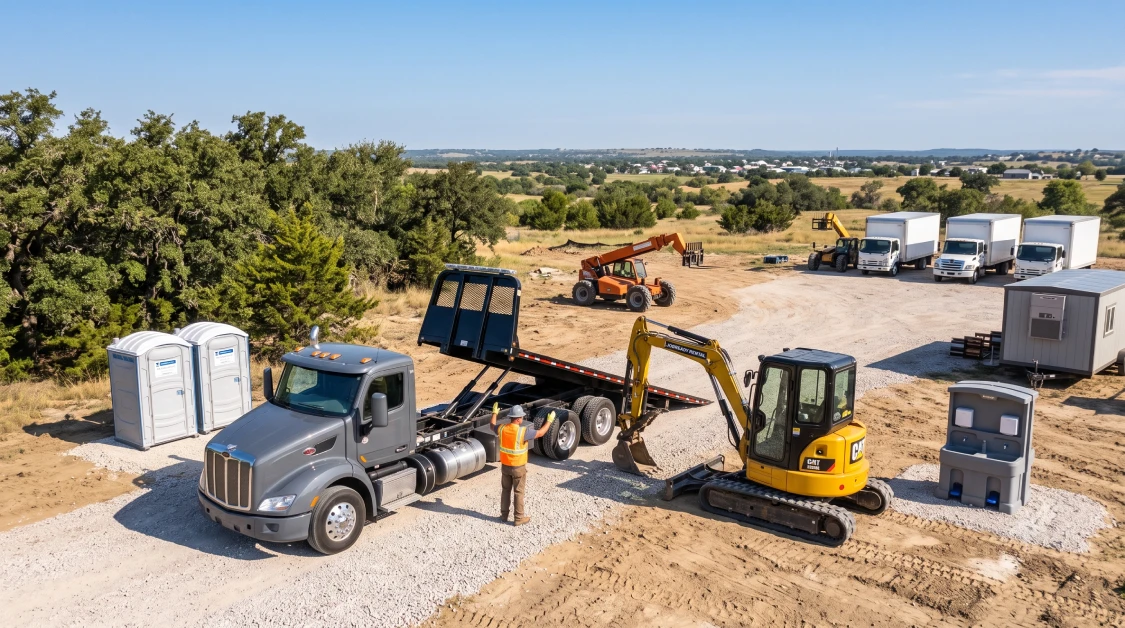 Equipment & Portable Toilet Rental Services Across North Central Texas: Stephenville, Weatherford, Abilene, Eastland, Breckenridge, Thurber & More